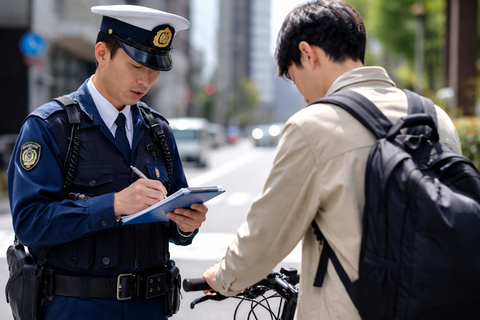 【悲報】自転車の青切符、もうこれ誰でも捕まるだろｗｗｗ