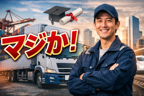 【悲報】トラックドライバー、大卒の仕事になってしまう