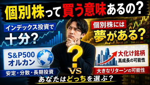 【論争】個別株vsインデックス、ついに決着かｗｗｗのサムネイル