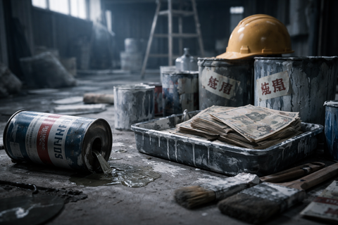 【悲報】嘘だろ！？塗装屋さん、シンナー高騰で逝く…倒産ラッシュ過去最多へｗｗｗ