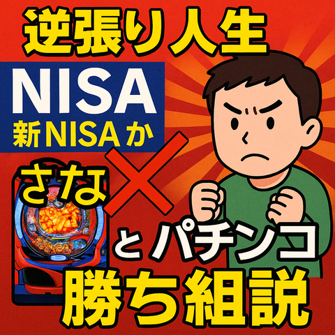 【逆張り人生】新NISAじゃなくてパチンコ選んだワイ、勝ち組説