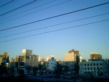 夕暮れの駅前