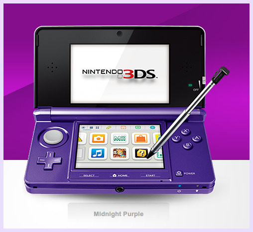 3DS 本体 北米版 北米限定 ミッドナイトパープル CTR-001(USA) 3DS 本体 北米版 北米限定 ミッドナイトパープル CTR-001(USA)