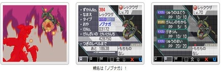 Ds ポケモン ブラック ホワイト で受け取れる ノブナガの黒いレックウザ を受け取ってみたよ ケケのチャンネル80 ｴﾍﾍ