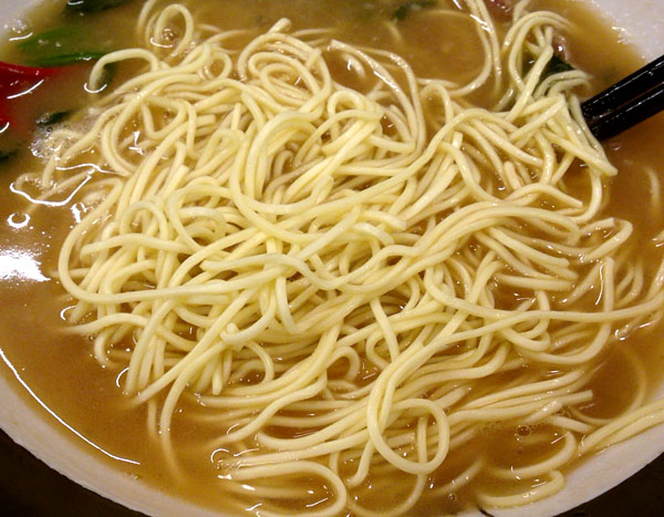 2015年8月替え玉細麺@板橋百麺