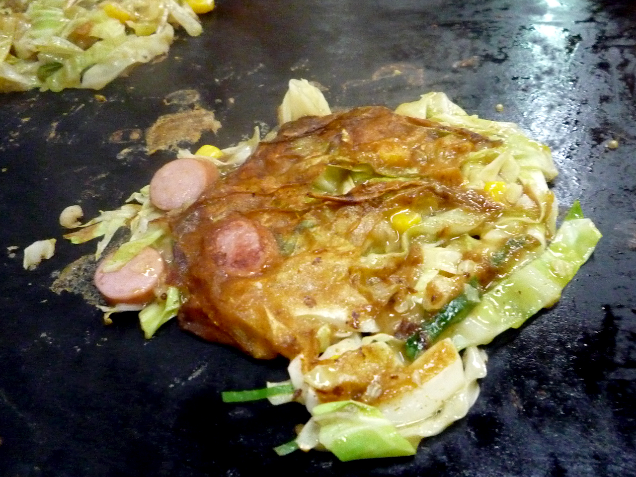もんじゃ焼き中2
