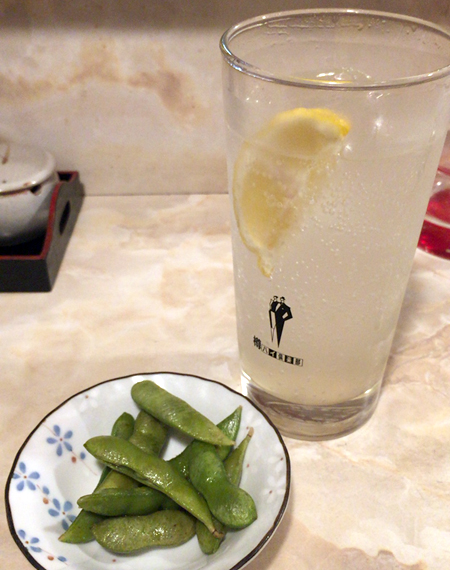 サワーと枝豆