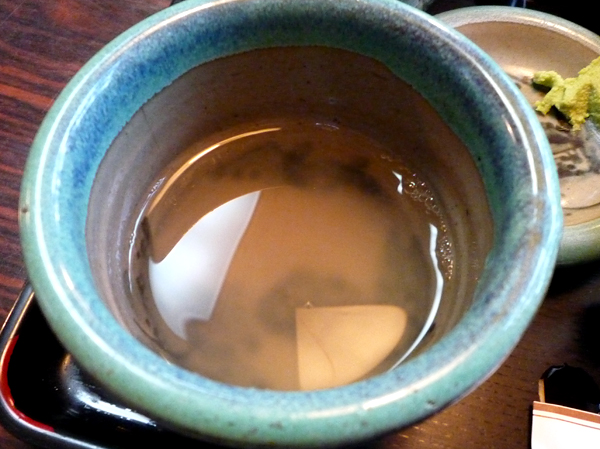 そば湯割り