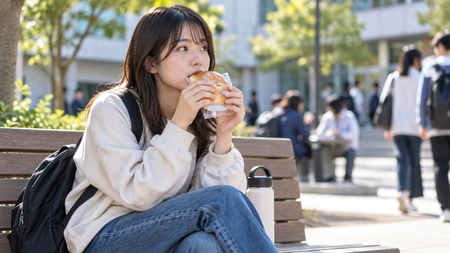 【ご飯キャンセル？】「学食に500円は高い！」昼食は130円のパンと無料のお茶、お腹が空いたらハードグミ…「ご飯キャンセル界隈」のZ世代学生たちの本音