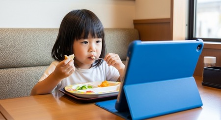 【マナー？】食事中に子供に動画を見せるのが許せない　食事中にスマホゲーをポチポチやるのが許せない　…俺は気にしすぎなんだろうか？