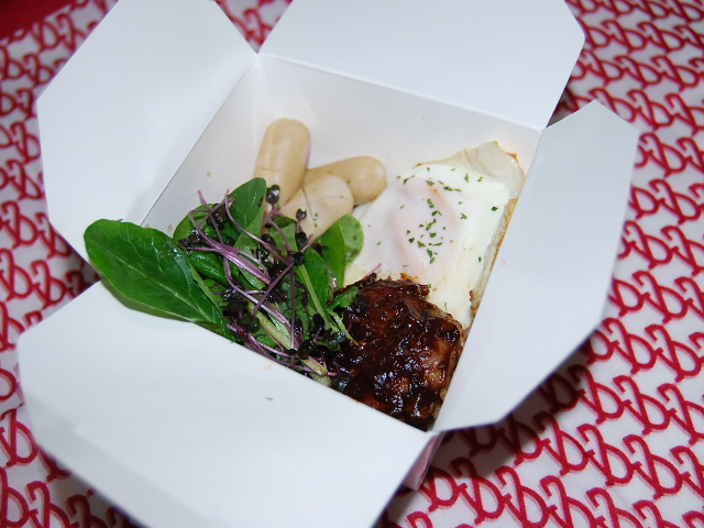 ランチボックス カラフルピーマンササミ巻き ロコモコ丼 けめこの横顔