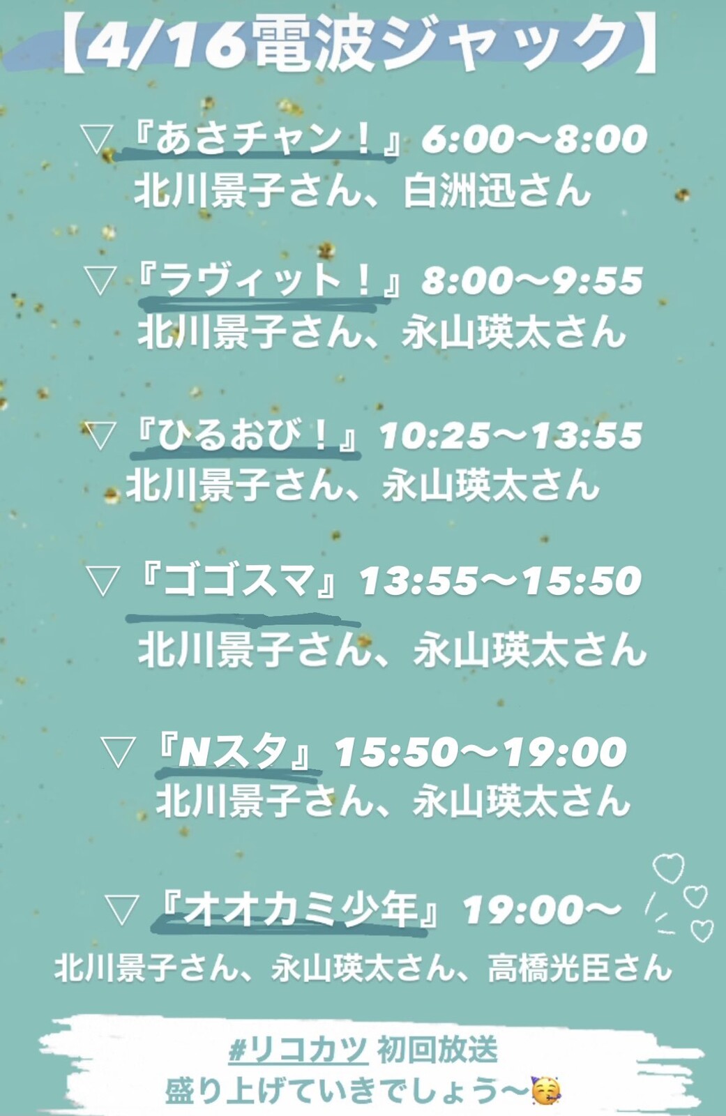北川景子様のお母様 お義父様のベテラン俳優に注目の リコカツ 飯豊まりえ 君と世界が終わる日に Season2第四回まで追い付いた です トラさん の純真