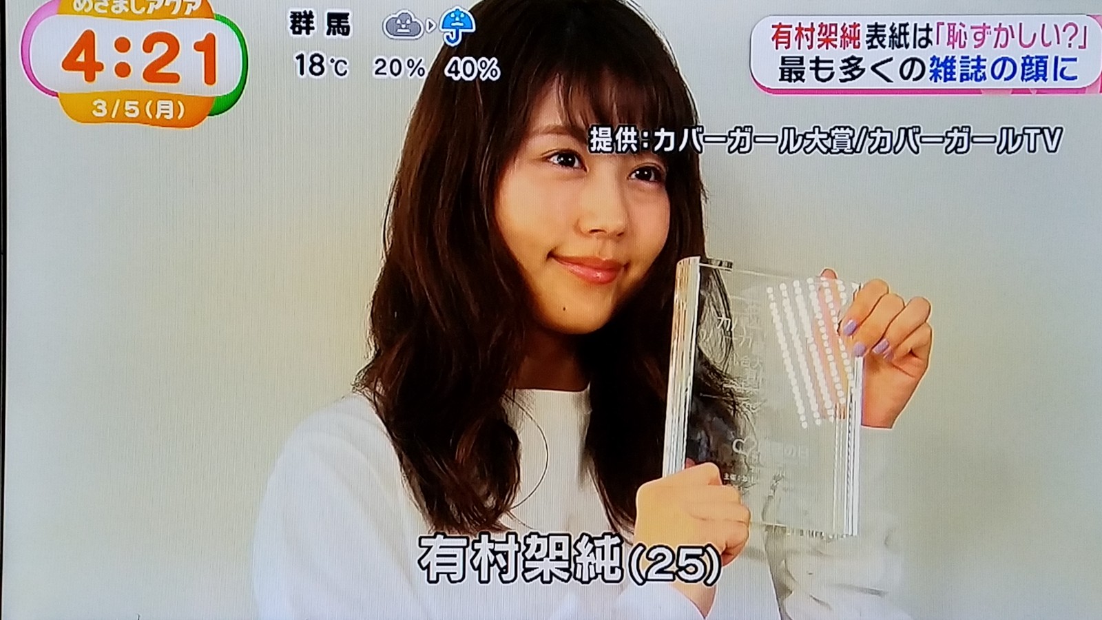 堀北さん 我慢すべき女優我慢すべきでない女優たちな朝です トラさんの純真