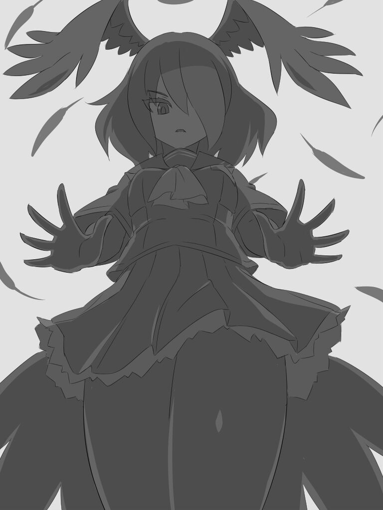 けもフレ3 むっちりしてるハシブトガラスを描いたのだ 画伯隊長 たいちょーさん速報 ーけもフレ3まとめ