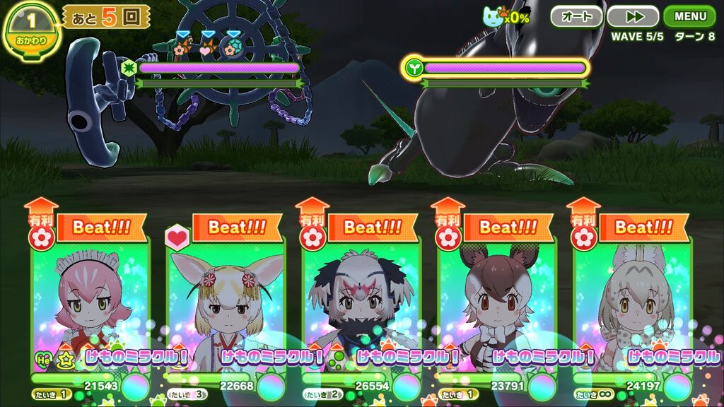 大掃除 ある程度続けていれば 終盤戦も普通に勝てる難易度だよね たいちょーさん速報 ーけもフレ3まとめ