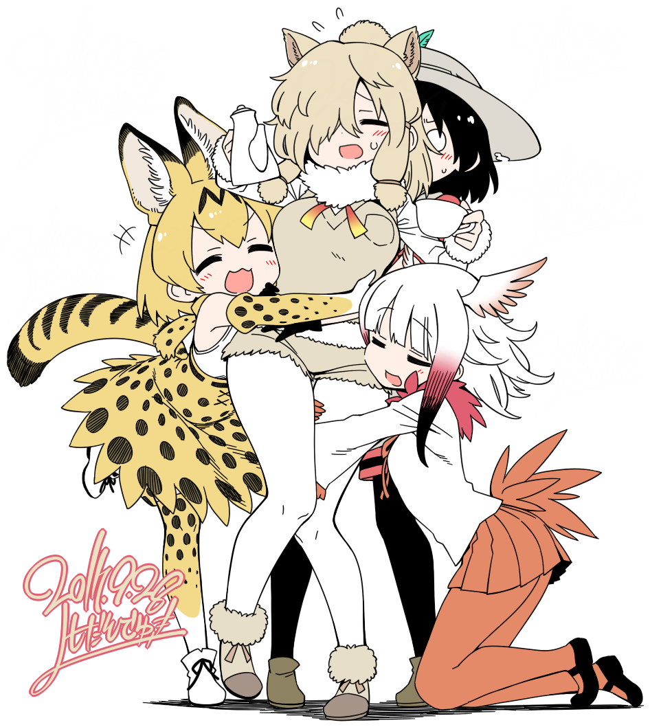 けものフレンズ アルパカに抱きつくフレンズ達 二次創作 けものフレンズ Com