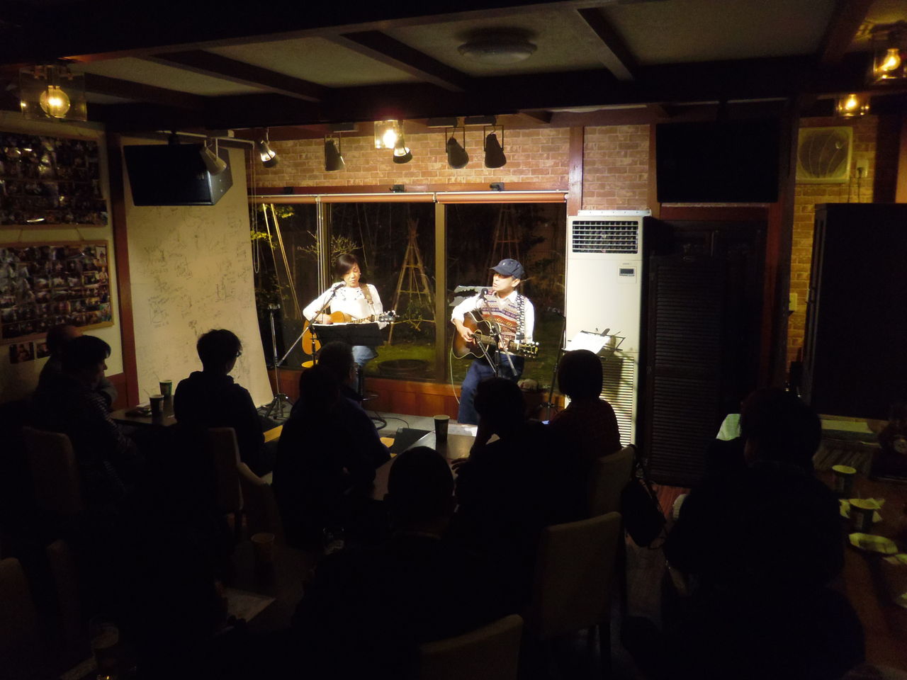 四角佳子 常富喜雄 春の風が吹いた日 ライブレポ カフェ フォークカフェ カプリチョです