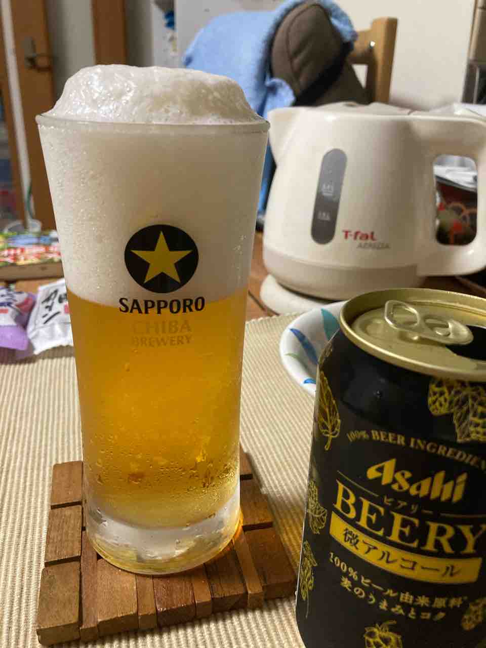 おかペンの水泳日記 アサヒ ビアリー 微アルコール を飲んでみました