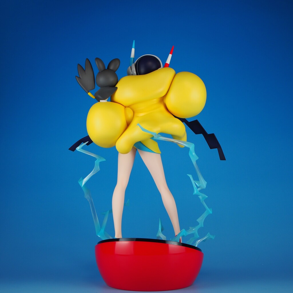 ポケモンセンターオリジナル フィギュア カミツレ&エモンガ ポケモンセンターオリジナル フィギュア カミツレ&エモンガ