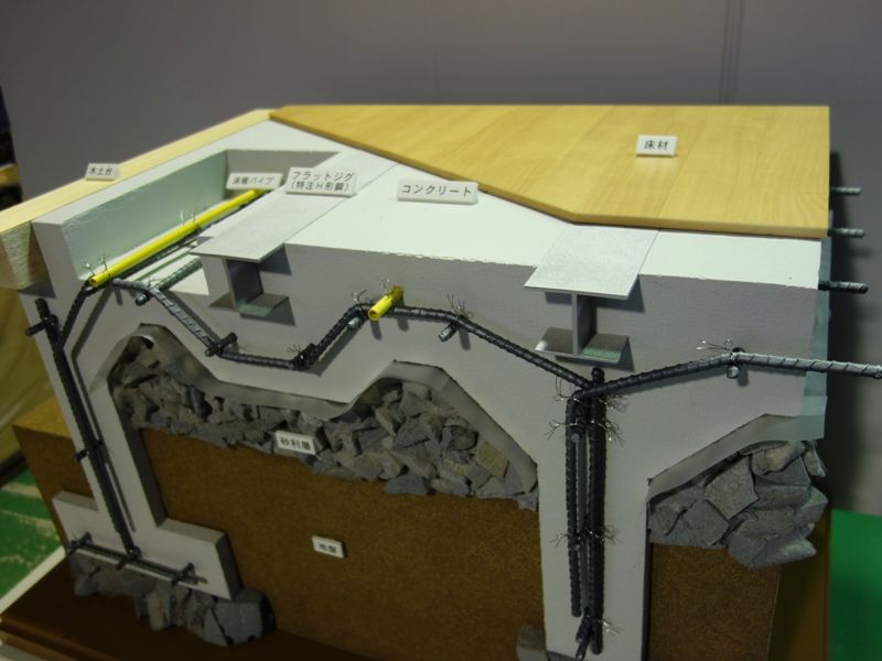 建築模型ねっと：住宅基礎構造模型S:1/2 : （株）建築模型ねっと