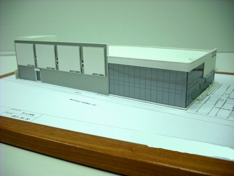 建築模型ねっと：縮尺1/200店舗ビル模型 : （株）建築模型ねっと