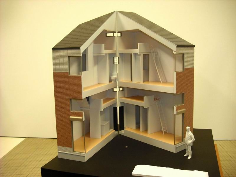 建築模型 建築模型ねっと:縮尺1/25ABS樹脂製分解模型 : (株)建築模型