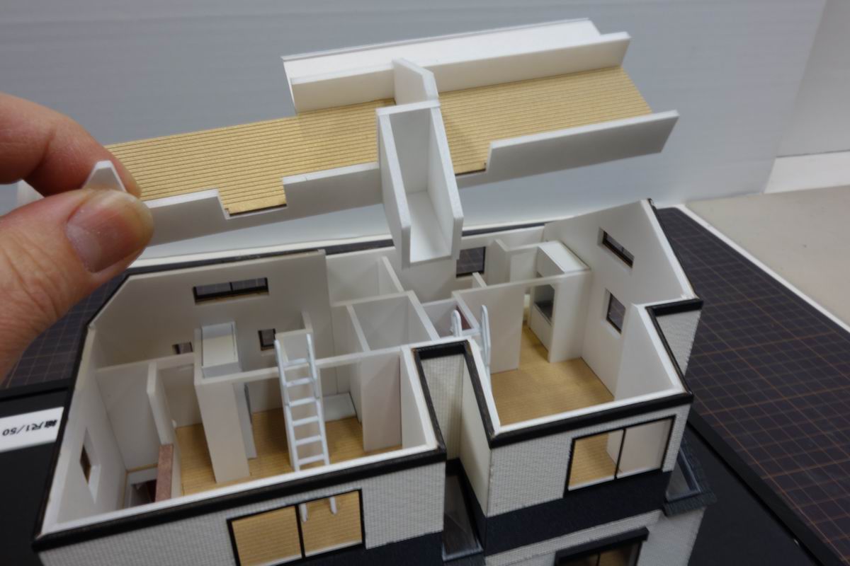 高い品質 建築模型のおっさん 建物 - 建物模型 1/50 模型 建物