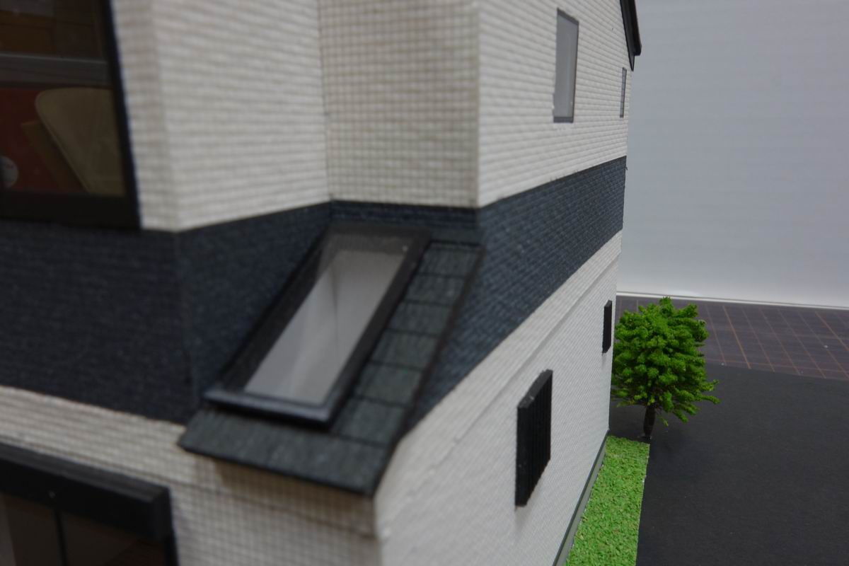 建築模型のおっさん　模型　1/50 　建物模型 建築模型ねっと：縮尺1/50カラー分解のアパート模型 : （株