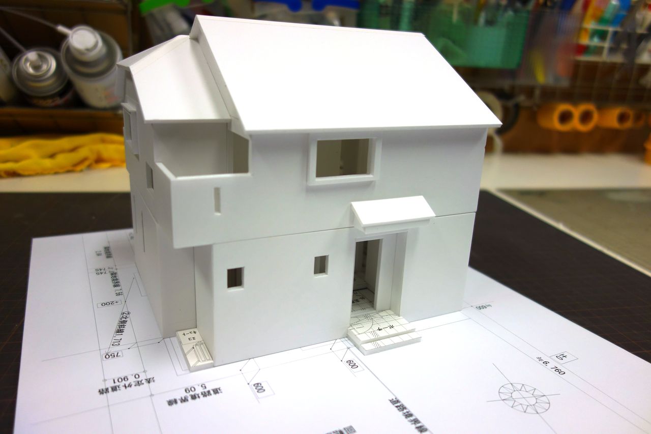建築模型ねっと：白分解模型（簡易版・スタディ模型） : （株）建築