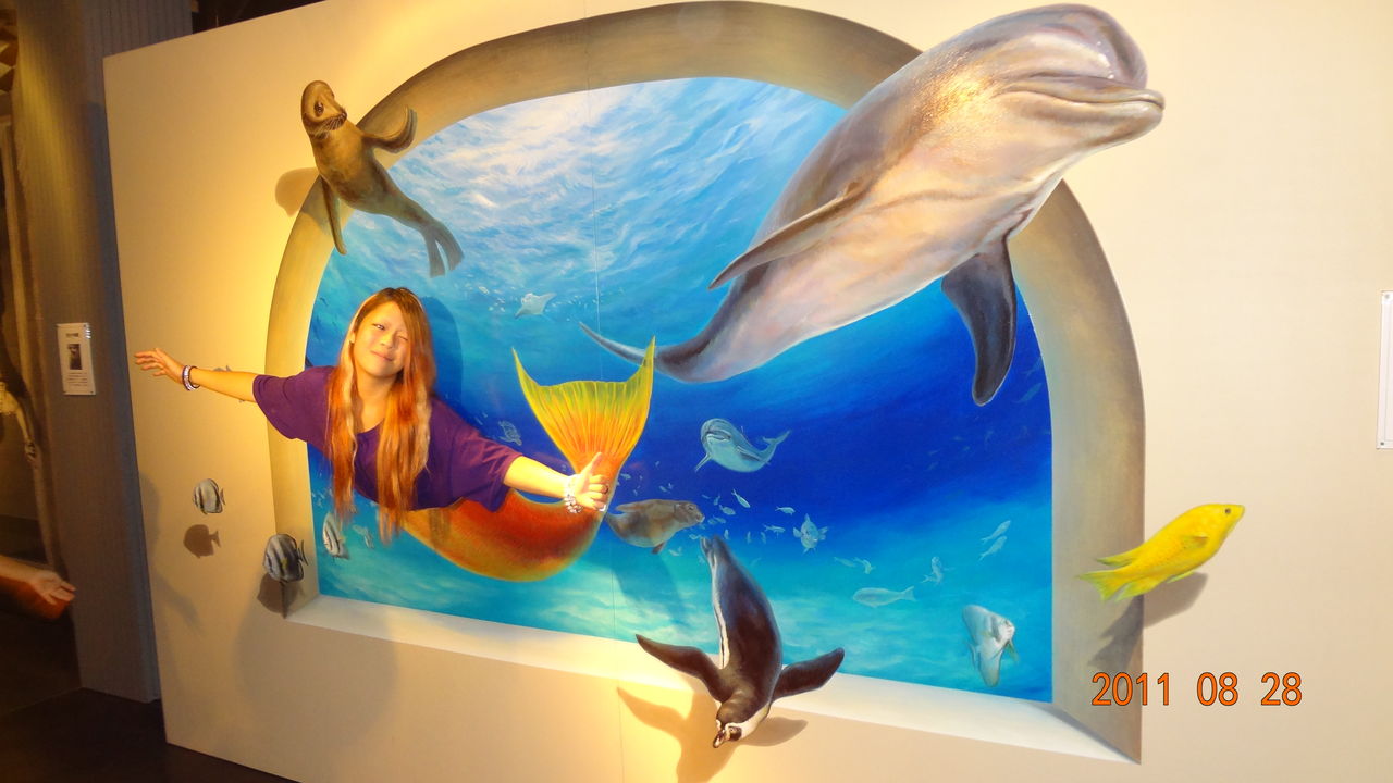 湯布院トリックアート迷宮館 その笑顔が好きだから 湯布院トリックアート迷宮館 その笑顔が好きだから