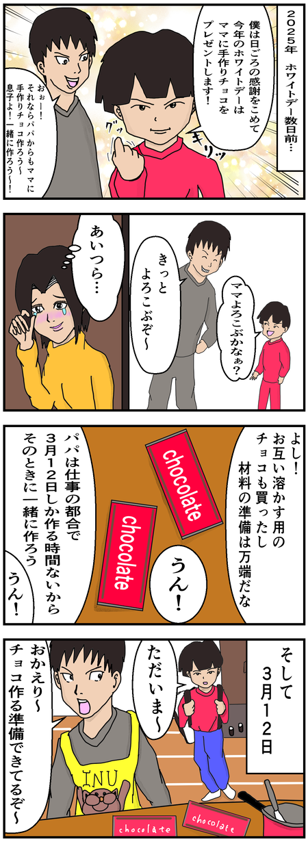 ホワイトデーにて①