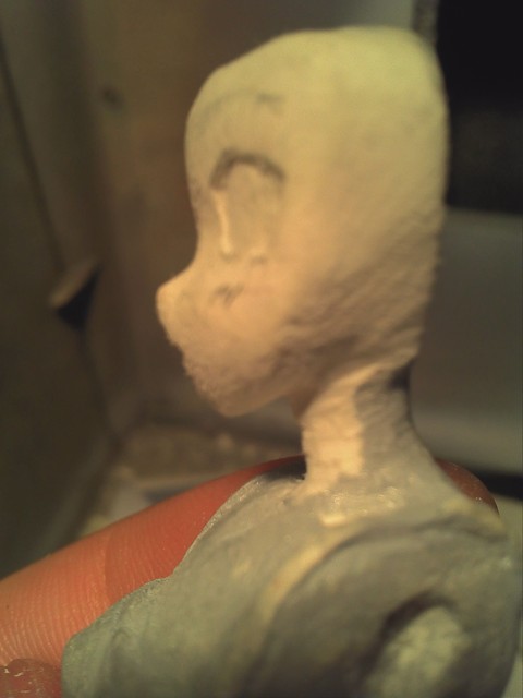 横顔 フィギュア製作 原型師への道