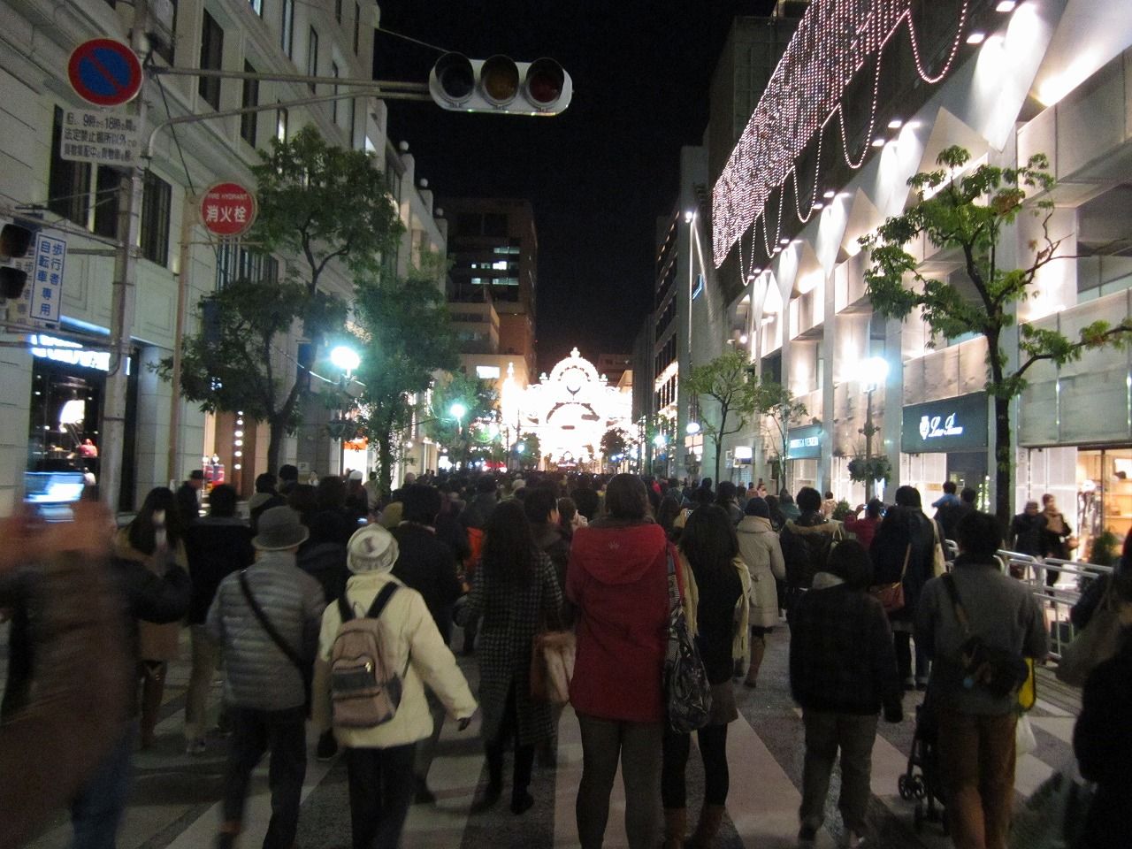 こころのスケッチ737 夜空に輝く神戸ルミナリエに行ってきました こころのスケッチ