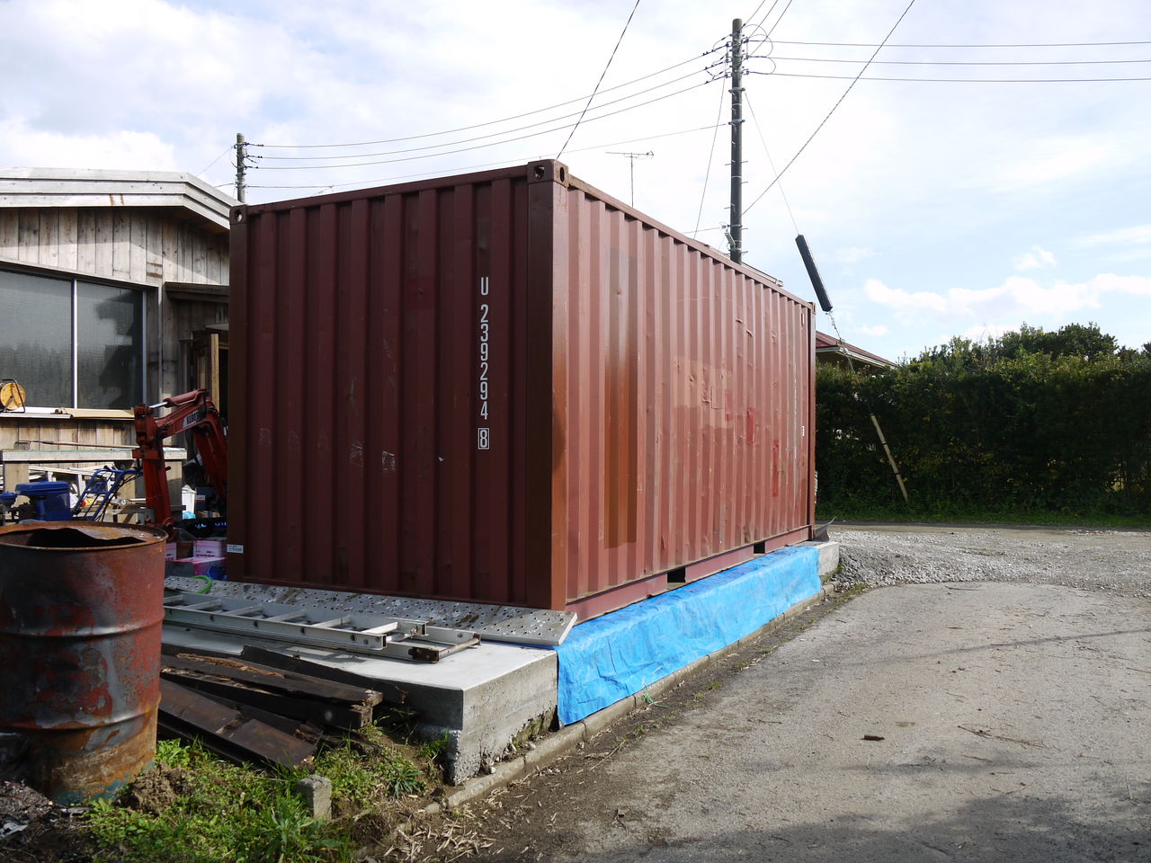 海上コンテナーは あくまでもグレーゾーンです 房総田舎暮らし Ken２