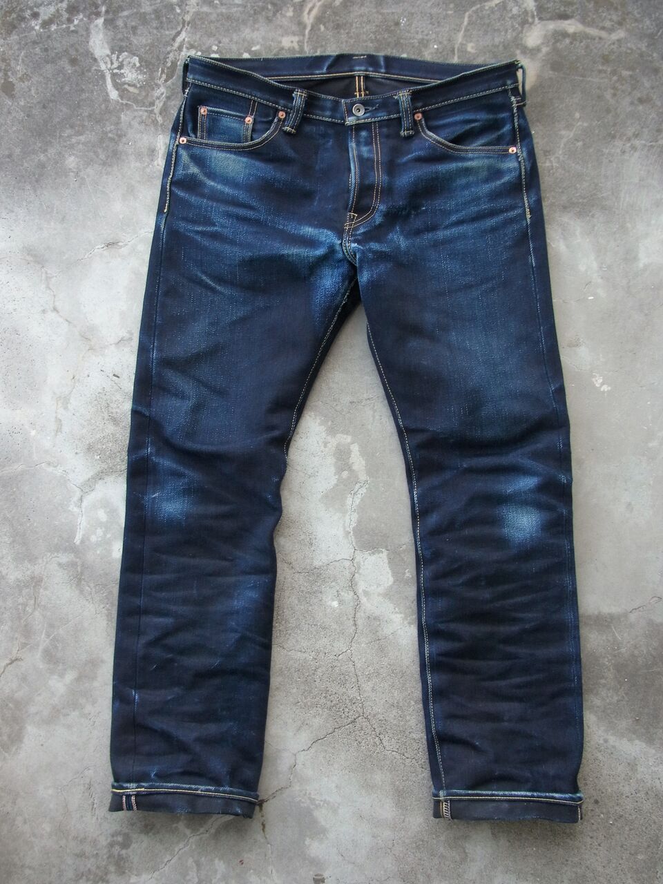 IRON HEART/アイアン ハート 555-XHSib 25ozジーンズ その66 着用320