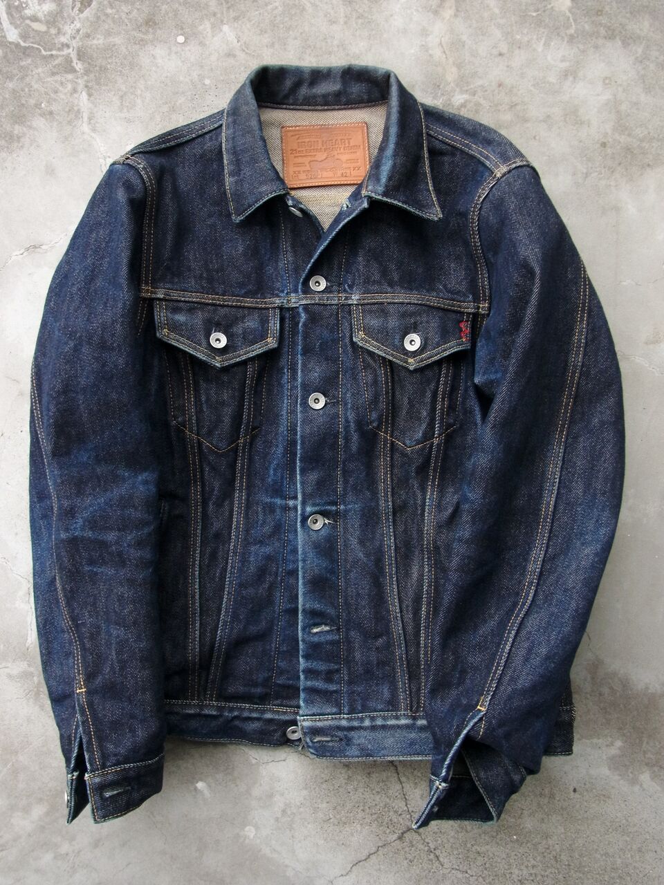 IRON HEART/アイアンハート 526PJ 21ozデニムジャケット サイド