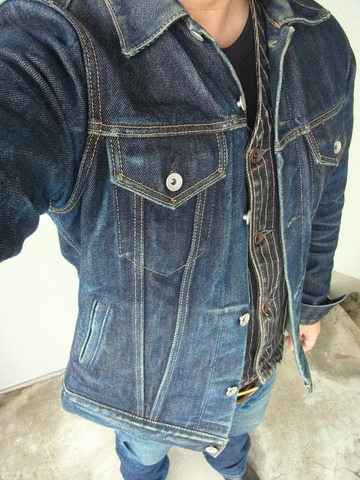 IRON HEART/アイアンハート 526PJ 21ozデニムジャケット サイド