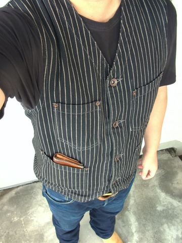 IRONHEART 【 IHV-02 】12ozウォバッシュ ワークベスト美品 12ozウォバッシュ ワークベスト／ブラック – IRON HEART