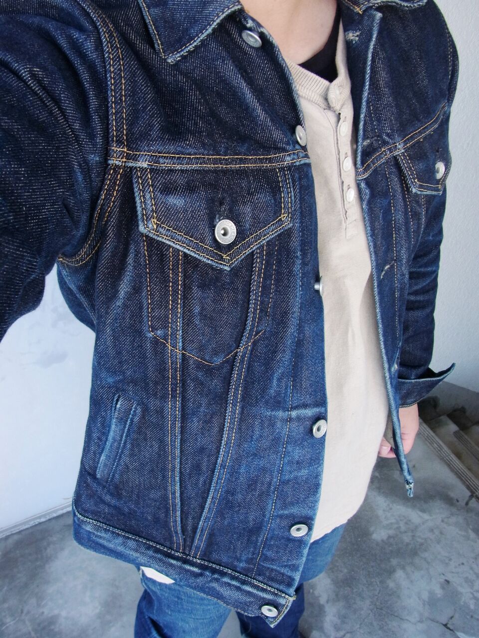 IRON HEART アイアンハート　デニムシャツジャケット　裏地付　XL IRON HEART / アイアンハート】ボトム / 634S 21ozセルビッチ