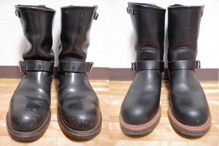 RedWing 復刻茶芯エンジニアブーツ 9268 その7 9268と2268 : バイカー