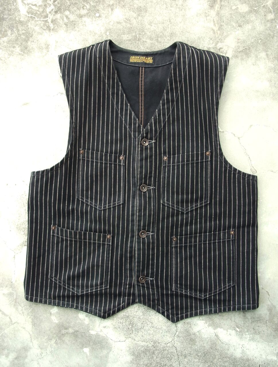 IRON HEART/アイアンハート IHV-02 12ozウォバッシュワークベスト その