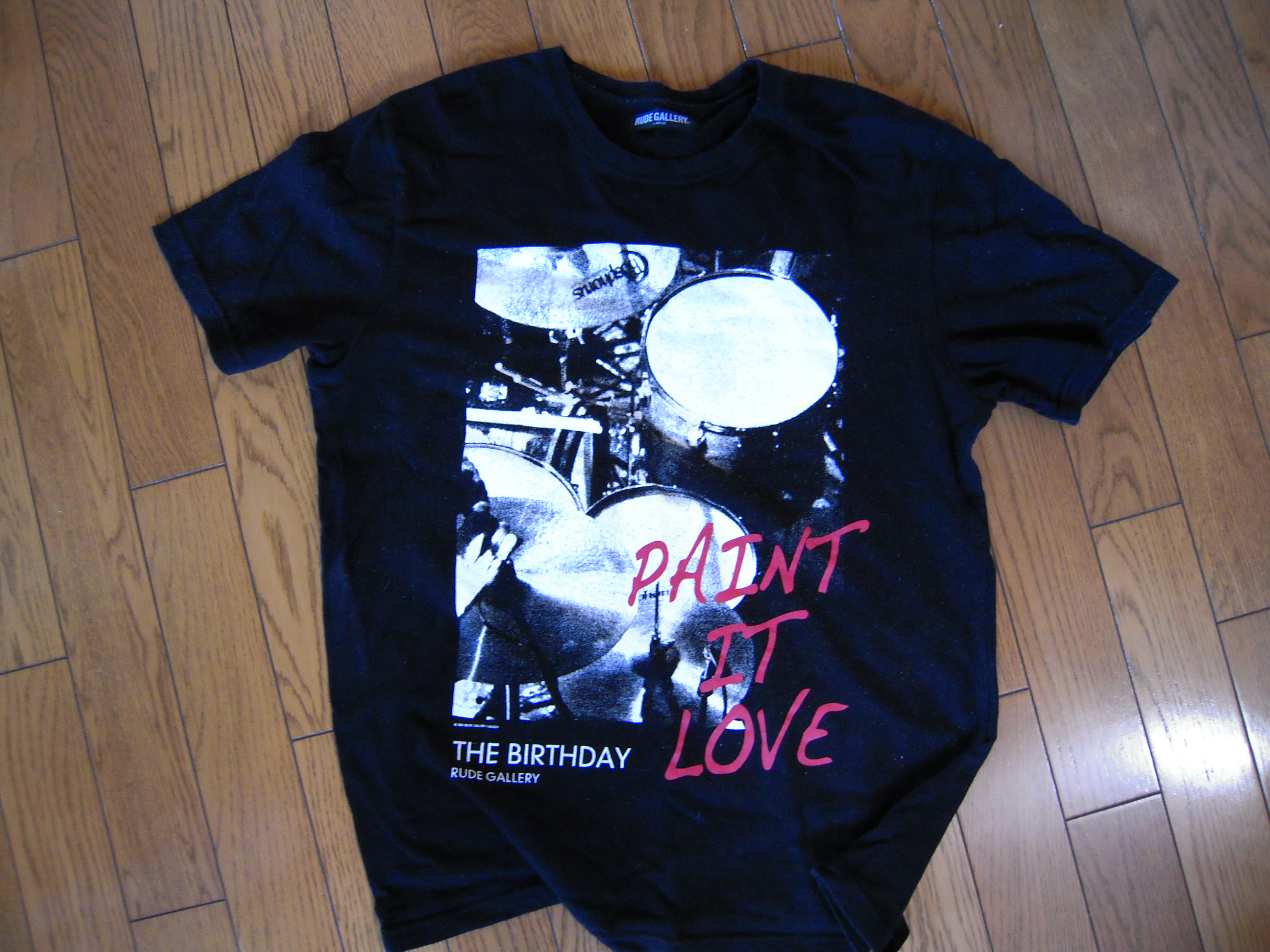Thebirthday Rudegalleryザ バースディ ルードギャラリィ コラボtシャツ ドラムセット バイカーファッション ブログ Thebirthday Rudegalleryザ バースディ ルードギャラリィ コラボtシャツ ドラムセット バイカーファッション ブログ