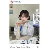 ＝LOVE大谷映美里のMVオフショット公開！研究員衣装の魅力とは