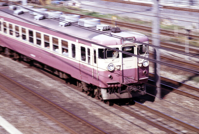 457系交直両用急行型電車 : 新・バイクで走ると気持ちがいい