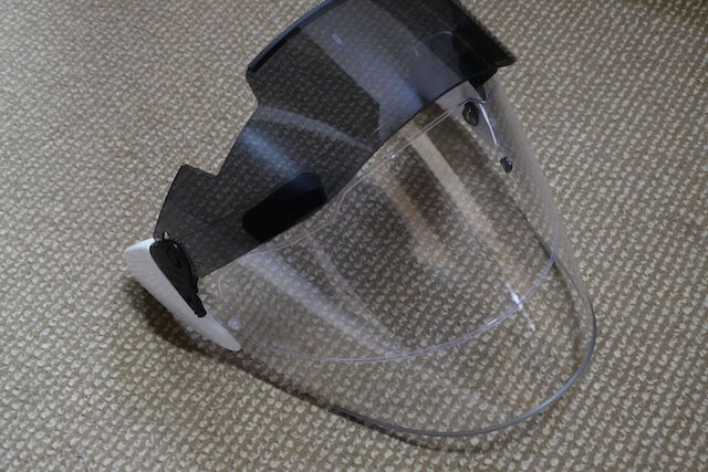 Arai VZ-RAM PLUS:ピンロックシートを使ってみる。 : 新 Arai VZ-RAM PLUS:ピンロックシートを使ってみる。 : 新