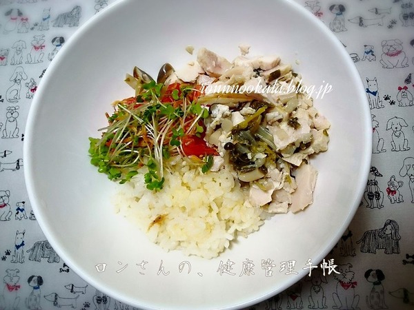20150930 ロンご飯 9月の〆は鶏ムネ陰陽重ね煮♪ 4