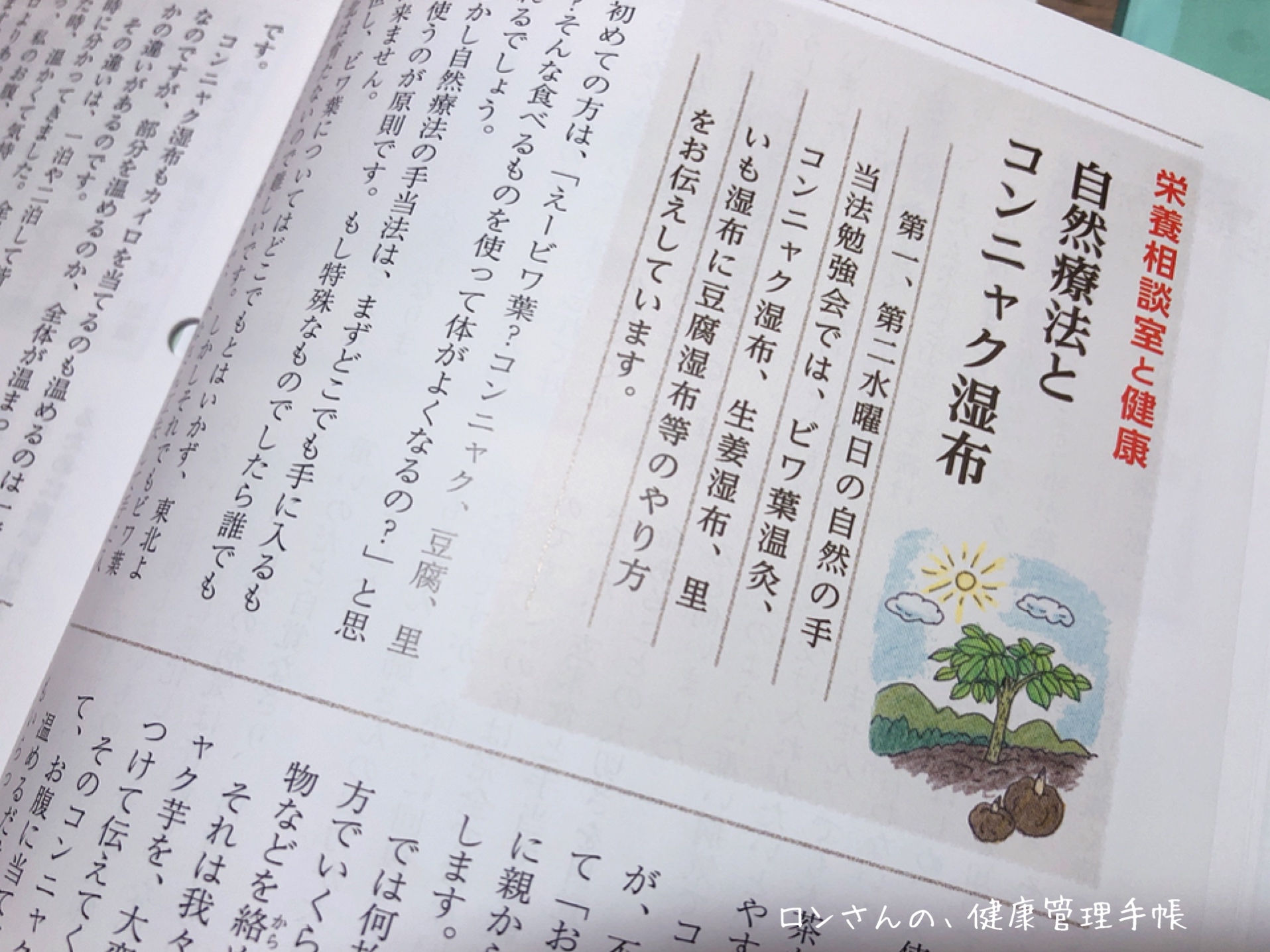 わんこだって こんにゃく湿布 人も犬も猫も 自然療法 ロンさんの 健康管理手帳