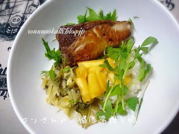 20151008　鰤照り丼　１