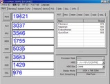 持って行ったPCのクリスタルマークの値