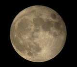 今年初めての満月